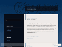 Tablet Screenshot of campharmacy.wordpress.com