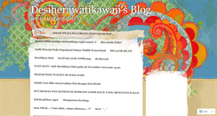 Desktop Screenshot of desiherawatikawaii.wordpress.com