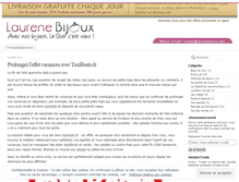 Tablet Screenshot of laurenebijoux.wordpress.com