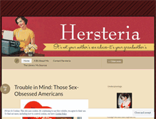 Tablet Screenshot of hersteria.wordpress.com