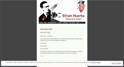 Desktop Screenshot of huertaefrain.wordpress.com