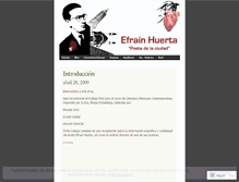 Tablet Screenshot of huertaefrain.wordpress.com