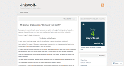 Desktop Screenshot of colectivoinkwolf.wordpress.com