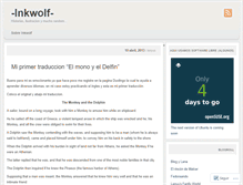 Tablet Screenshot of colectivoinkwolf.wordpress.com
