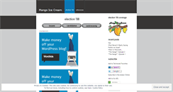 Desktop Screenshot of mangoicecream.wordpress.com