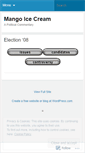 Mobile Screenshot of mangoicecream.wordpress.com