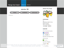 Tablet Screenshot of mangoicecream.wordpress.com