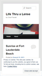 Mobile Screenshot of lifethrualense.wordpress.com