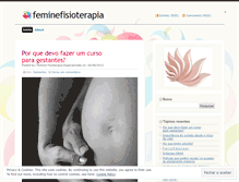 Tablet Screenshot of feminefisioterapia.wordpress.com