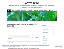 Tablet Screenshot of actitud21.wordpress.com