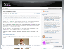 Tablet Screenshot of digicynic.wordpress.com