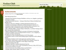 Tablet Screenshot of nodanclub.wordpress.com