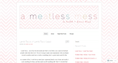 Desktop Screenshot of ameatlessmess.wordpress.com