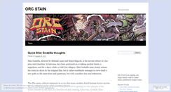 Desktop Screenshot of orcstain.wordpress.com