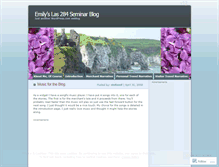 Tablet Screenshot of las284emily.wordpress.com