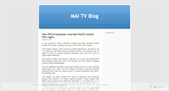 Desktop Screenshot of maitv.wordpress.com