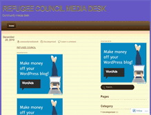 Tablet Screenshot of communitymediadesk.wordpress.com