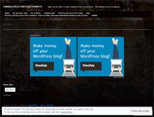 Tablet Screenshot of liminaledgeconstructionsite.wordpress.com
