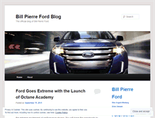 Tablet Screenshot of pierreford.wordpress.com
