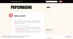 Desktop Screenshot of pkpsimagine.wordpress.com