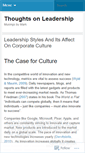 Mobile Screenshot of leadershipmark.wordpress.com