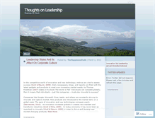 Tablet Screenshot of leadershipmark.wordpress.com