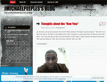 Tablet Screenshot of jmichaelpeeples.wordpress.com