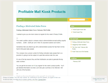 Tablet Screenshot of kioskproducts.wordpress.com