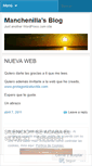 Mobile Screenshot of manchenilla.wordpress.com