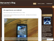 Tablet Screenshot of marcacme.wordpress.com