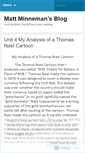 Mobile Screenshot of mattminneman.wordpress.com