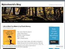 Tablet Screenshot of mybookworld.wordpress.com