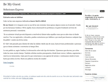 Tablet Screenshot of bmguest.wordpress.com