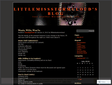 Tablet Screenshot of littlemissstormcloud.wordpress.com