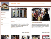 Tablet Screenshot of pitchforkpress.wordpress.com