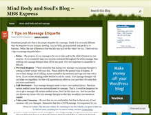 Tablet Screenshot of mbsmassage.wordpress.com