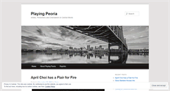 Desktop Screenshot of playingpeoria.wordpress.com