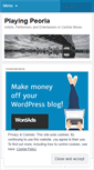 Mobile Screenshot of playingpeoria.wordpress.com