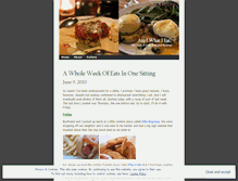 Tablet Screenshot of foodfoodilovetoeatfood.wordpress.com