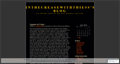 Desktop Screenshot of inthecreasewiththiess.wordpress.com