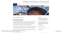 Desktop Screenshot of milkwoodinterns.wordpress.com