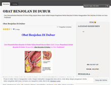 Tablet Screenshot of obatbenjolandidubur.wordpress.com