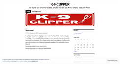 Desktop Screenshot of k9clipper.wordpress.com