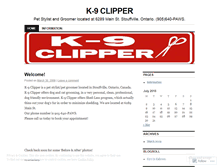 Tablet Screenshot of k9clipper.wordpress.com