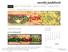 Tablet Screenshot of mostlyjunkfood.wordpress.com