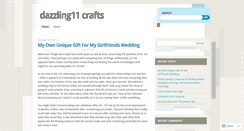 Desktop Screenshot of dazzling11crafts.wordpress.com