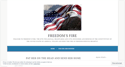 Desktop Screenshot of freedomsfire.wordpress.com