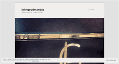 Desktop Screenshot of johngoodmandds.wordpress.com