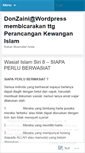 Mobile Screenshot of donzaini.wordpress.com