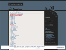 Tablet Screenshot of pointpeople.wordpress.com